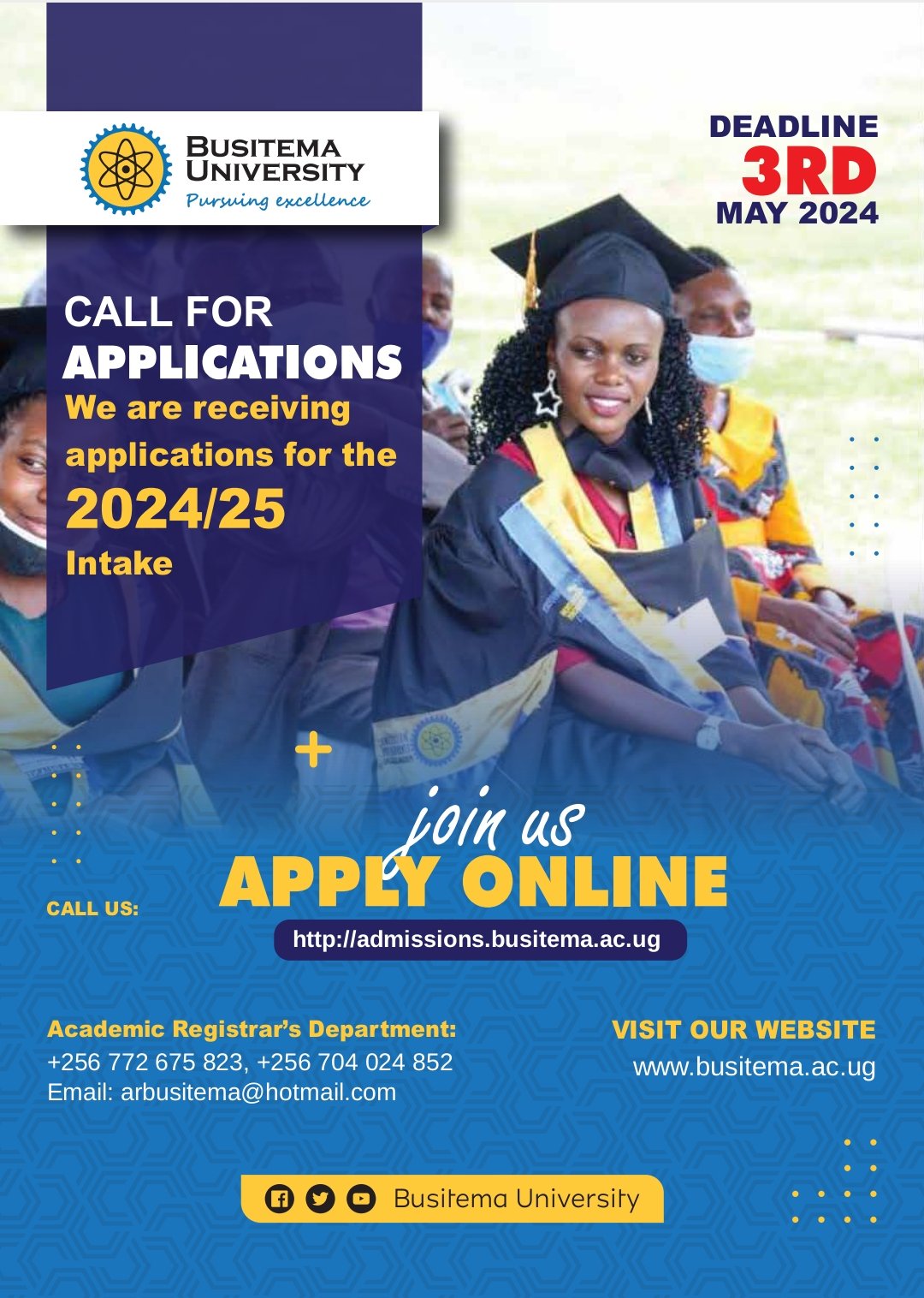 Busitema University Admissions Advert 2024-2025