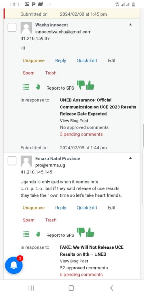 Anxiety among 2023 UCE candidates and parents continues to grow due to the delayed release of the results.