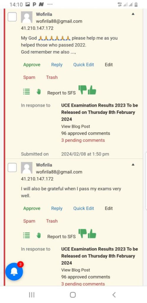 Anxiety among 2023 UCE candidates and parents continues to grow due to the delayed release of the results.