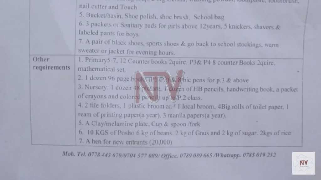 Ugandan School Shocks Parents By Including a Hen As One of the Students’ School Requirements.