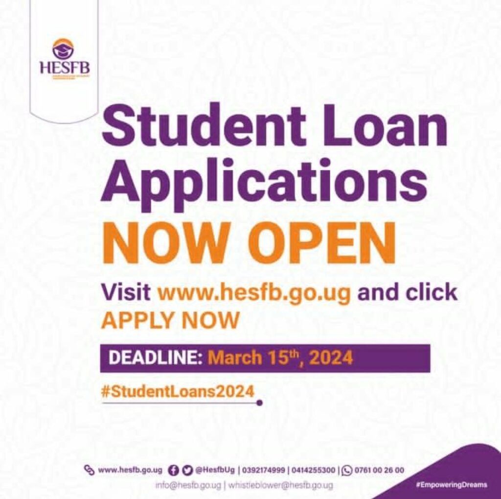 Hesfb Opens Applications for Loan Scheme Students